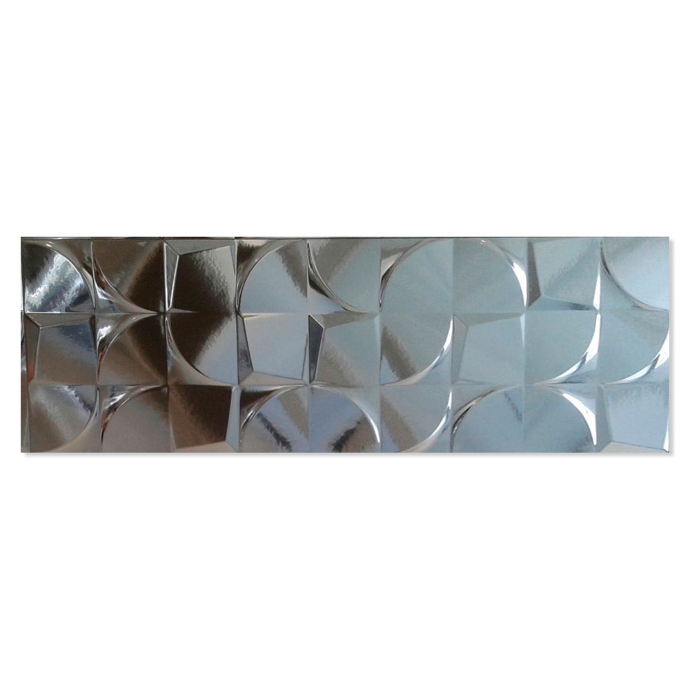 Dekor Veggflis Bianchi Grå Blank 30x90 cm